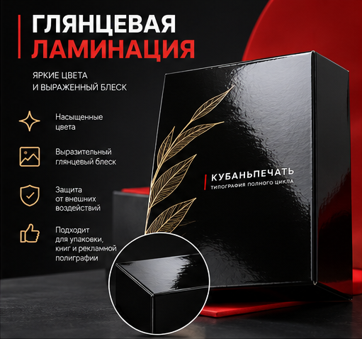 Глянцевая ламинация