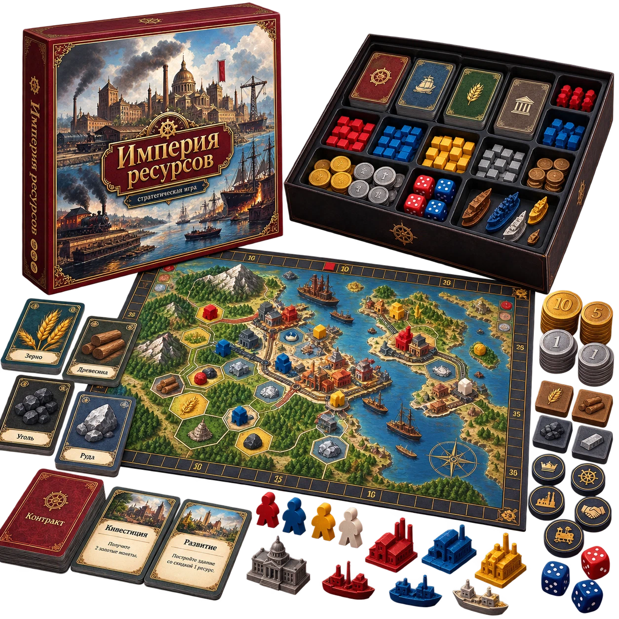 Стратегические настольные игры — вид 1