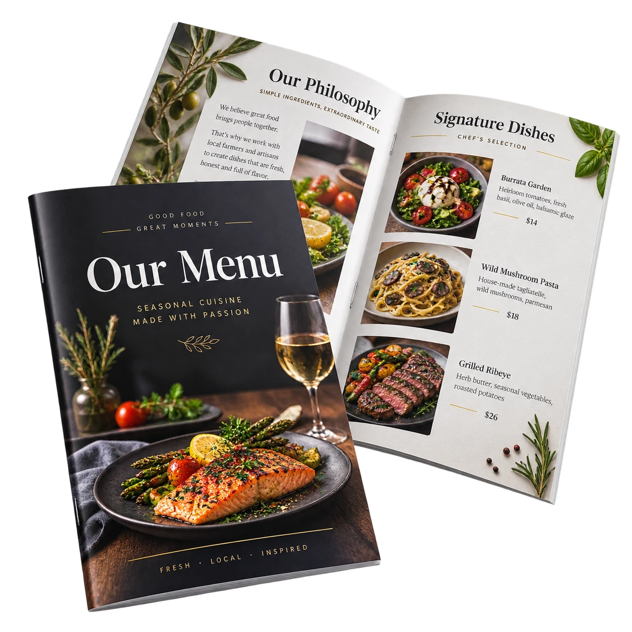 Брошюры на скобе — вид 2